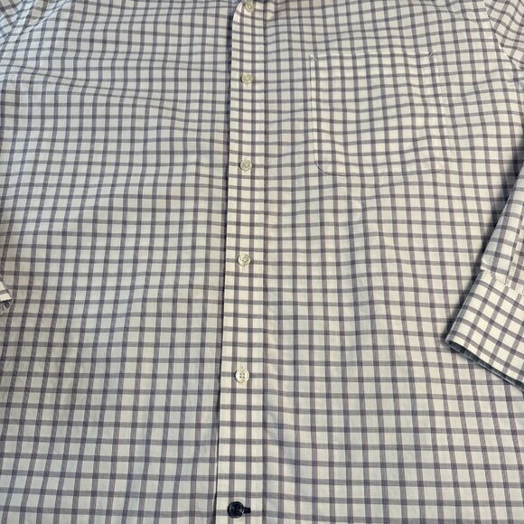 Tommy Hilfiger Men's Button Down Long Sleeve Wrinkle Free 18 34/35 Plaid - Picture 3 of 10